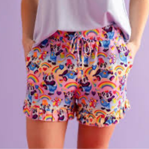 Posh Peanut x Lisa Frank Women’s Painter Panda Sleep Shirts Sz 3X